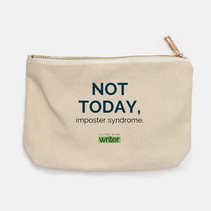 Not Today, Imposter Syndrome! - Canvas Pencil Bag
