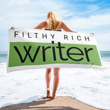 Load image into Gallery viewer, Filthy Rich Writer Beach Towel - Original Logo
