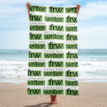 Load image into Gallery viewer, FRW Logo Beach Towel (Allover Print)
