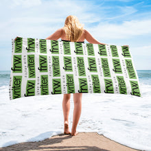 Load image into Gallery viewer, FRW Logo Beach Towel (Allover Print)
