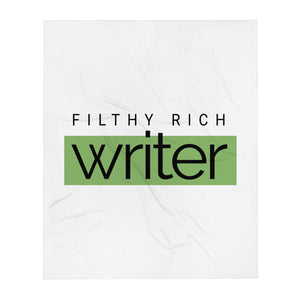 Filthy Rich Writer Fleece Blanket