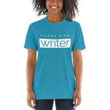 Load image into Gallery viewer, Filthy Rich Writer Knockout Logo T-Shirt - 8 Colors Available!
