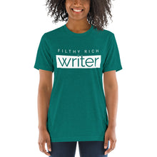 Load image into Gallery viewer, Filthy Rich Writer Knockout Logo T-Shirt - 8 Colors Available!
